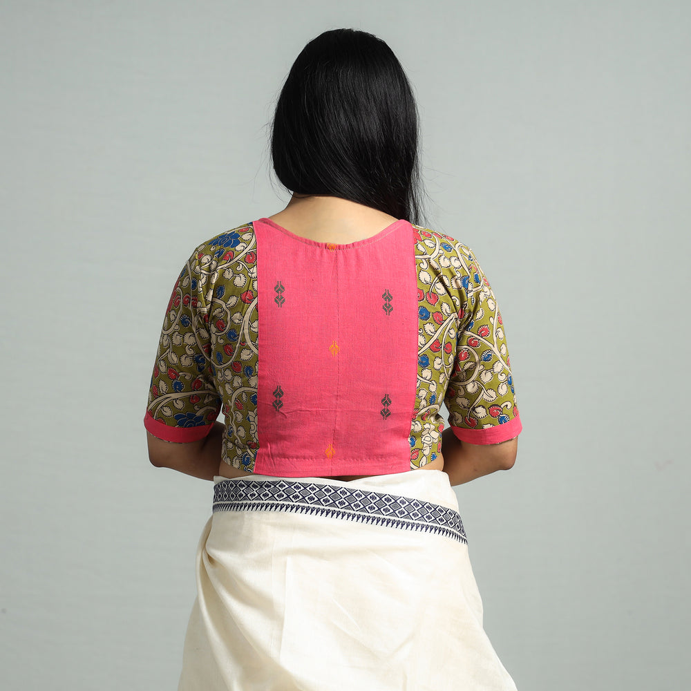  Kalamkari Printed Cotton Stitched Blouse