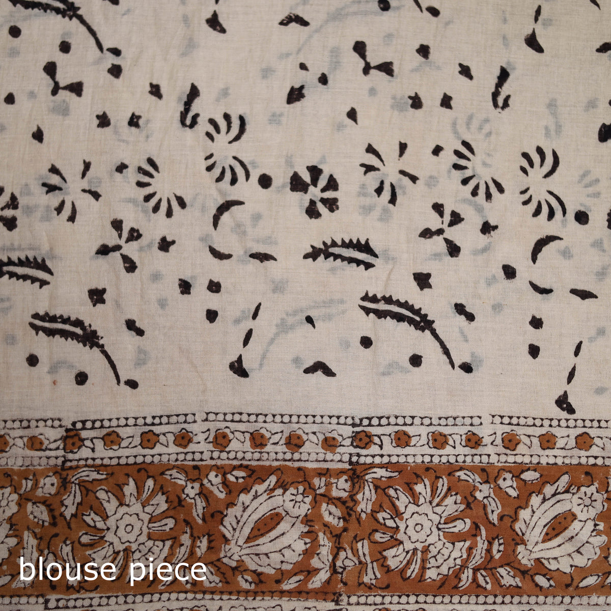 Bagru Hand Block Print Pure Mul Cotton Ready To Wear Saree 28