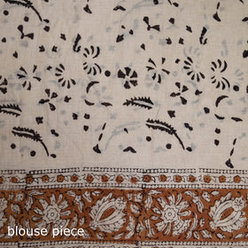Bagru Hand Block Print Pure Mul Cotton Ready To Wear Saree 28