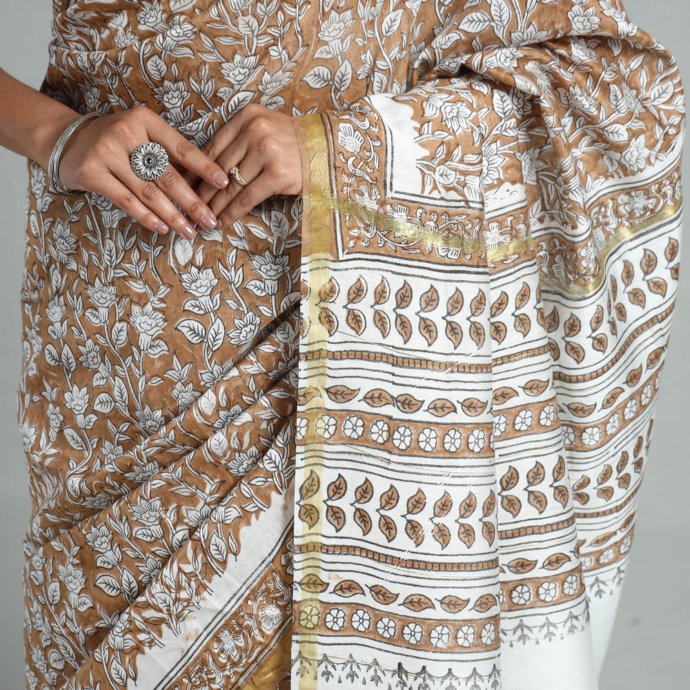 Sanganeri Print Saree