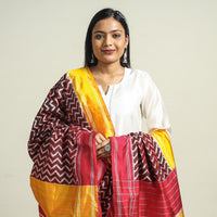 ikat silk dupatta