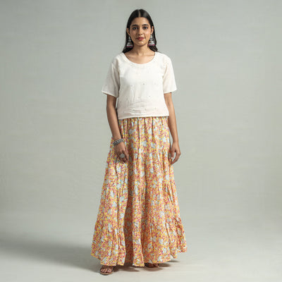 sanganeri long skirt 