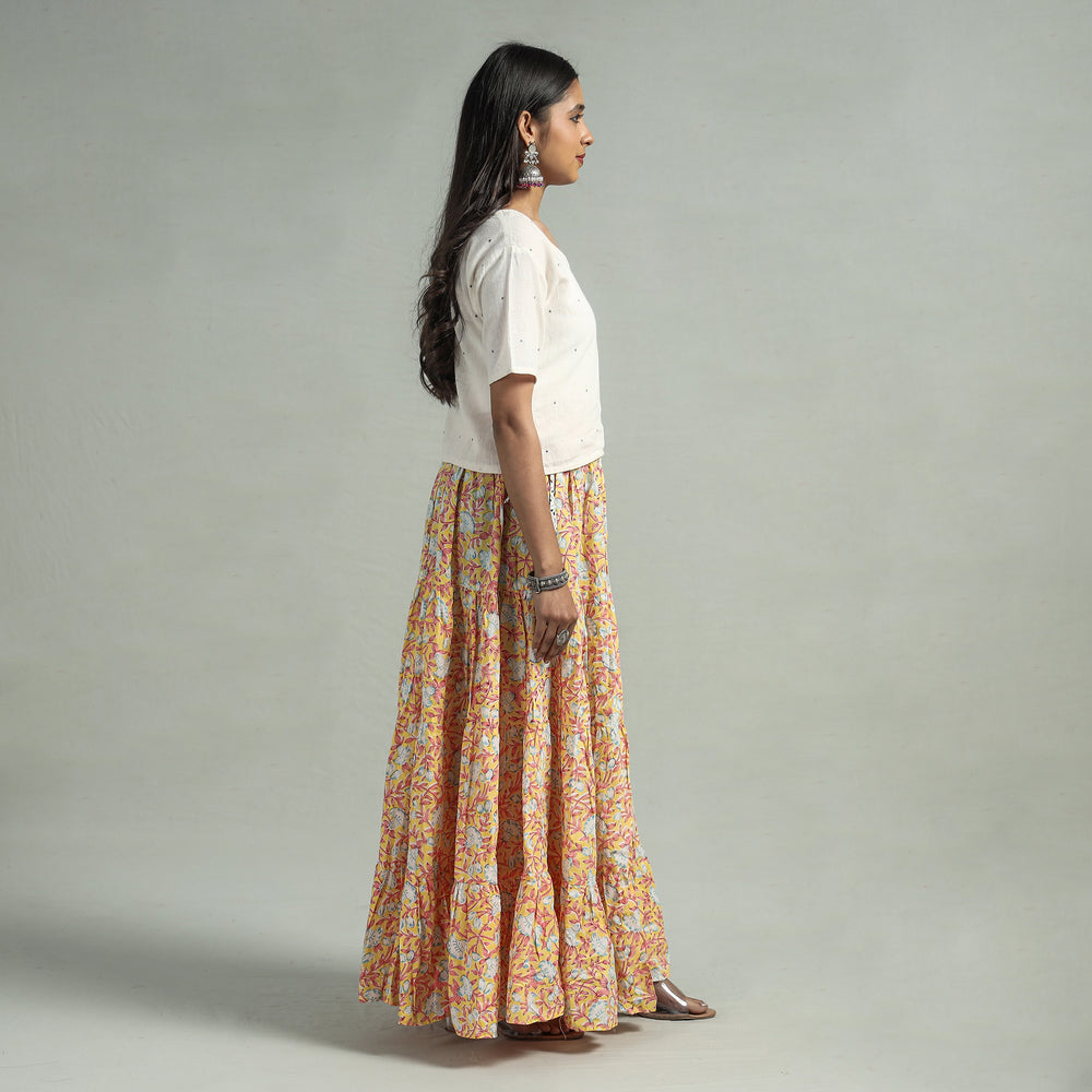 sanganeri long skirt 