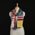Bengal Kantha Handwork Patchwork Reversible Silk Stole 72