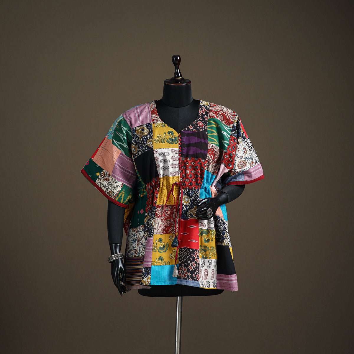Patchwork Cotton Short Kaftan 107