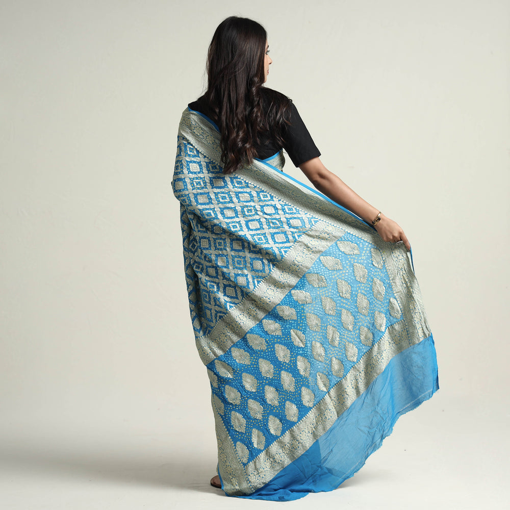 bandhani saree