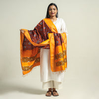 ikat silk dupatta