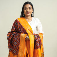 ikat silk dupatta