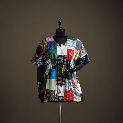 Patchwork Cotton Short Kaftan 108