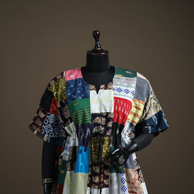 Patchwork Cotton Short Kaftan 108