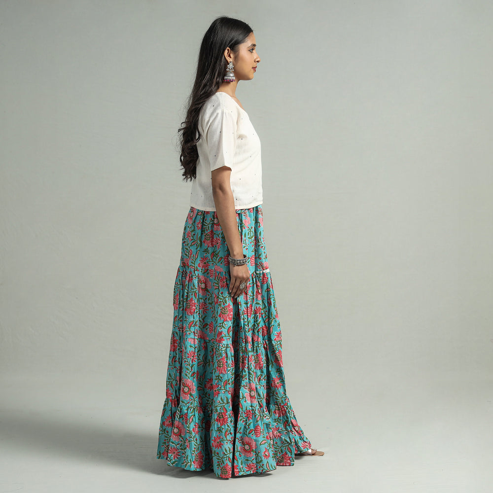 sanganeri long skirt 