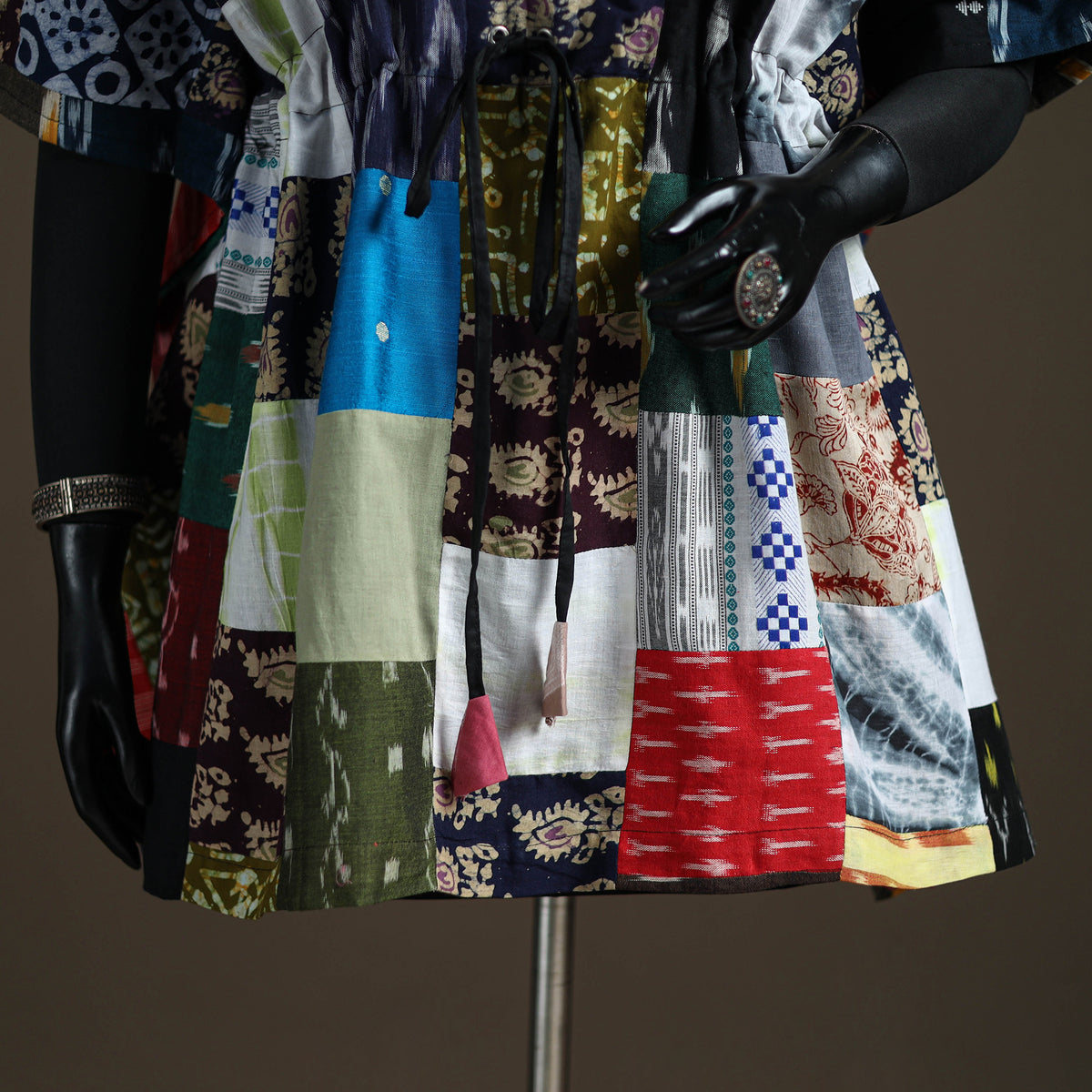 Patchwork Cotton Short Kaftan 108