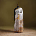 Sanganeri Hand Block Print Pure Mul Cotton Ready To Wear Saree  15