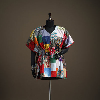 Patchwork Cotton Short Kaftan 109