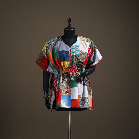 Patchwork Cotton Short Kaftan 109