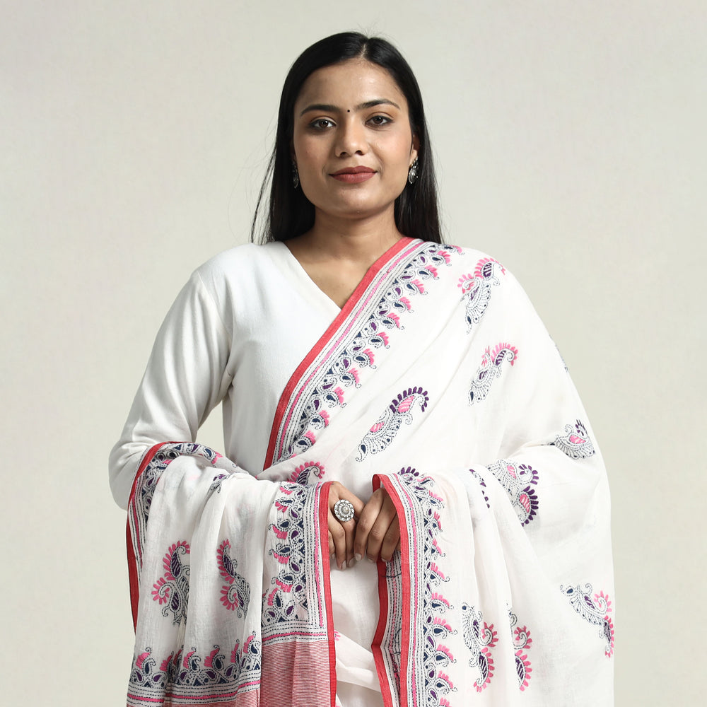 kantha embroidery dupatta