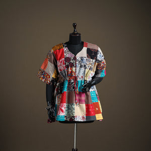 Patchwork Cotton Short Kaftan 111