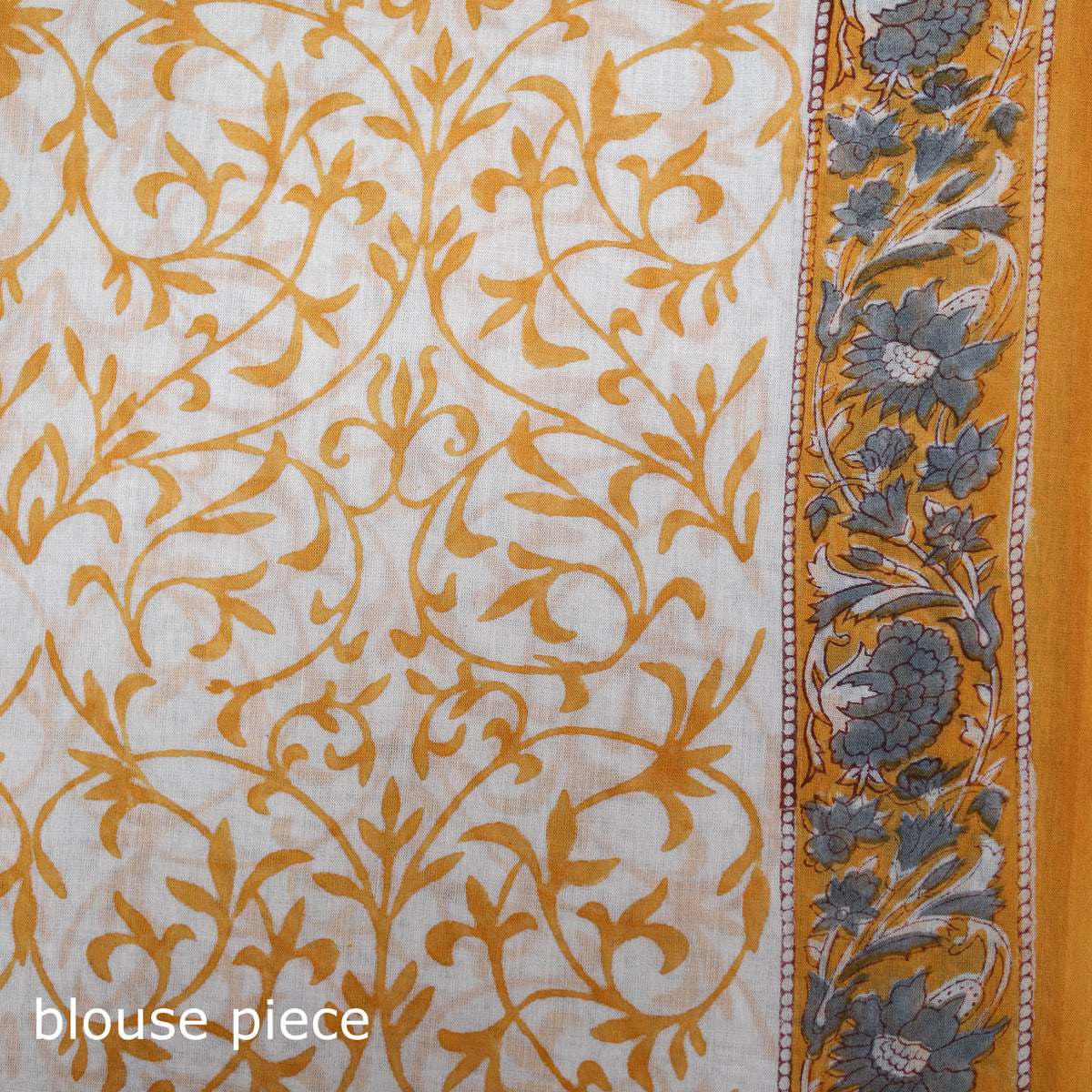 Sanganeri Hand Block Print Pure Mul Cotton Ready To Wear Saree  15
