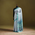 Sanganeri Hand Block Print Pure Mul Cotton Ready To Wear Saree  16