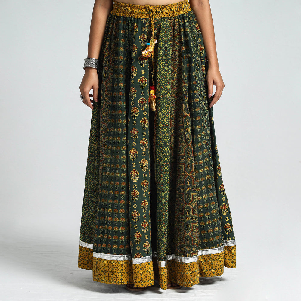 ajrakh long skirt 