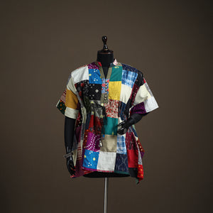 Patchwork Cotton Short Kaftan 112