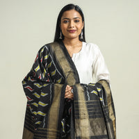 ikat silk dupatta