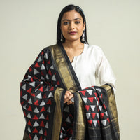 ikat silk dupatta