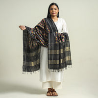 ikat silk dupatta