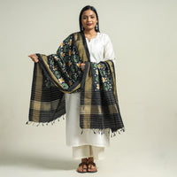 ikat silk dupatta