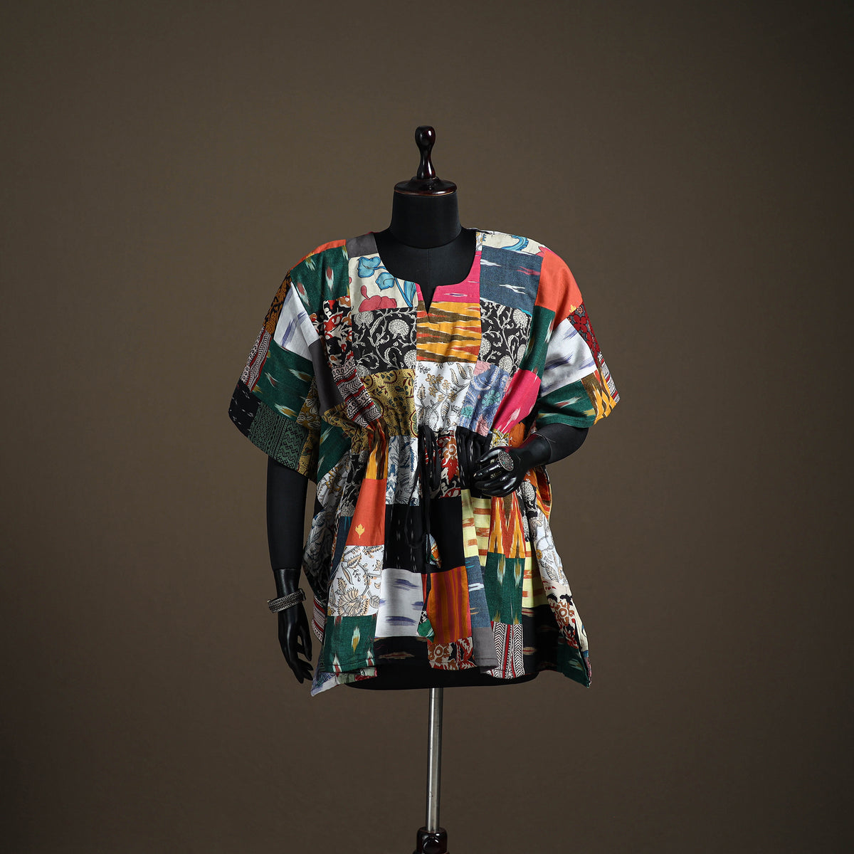 Patchwork Cotton Short Kaftan 115