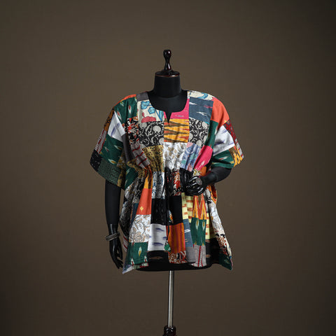 Patchwork Cotton Short Kaftan 115