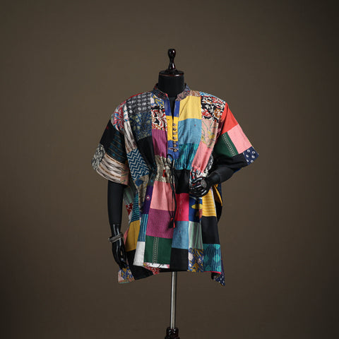 Patchwork Cotton Short Kaftan 116