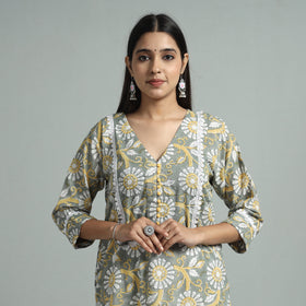 Sanganeri Block Printed Kurta