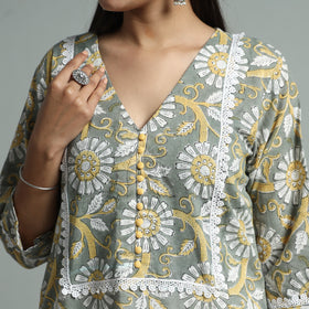 Sanganeri Block Printed Kurta