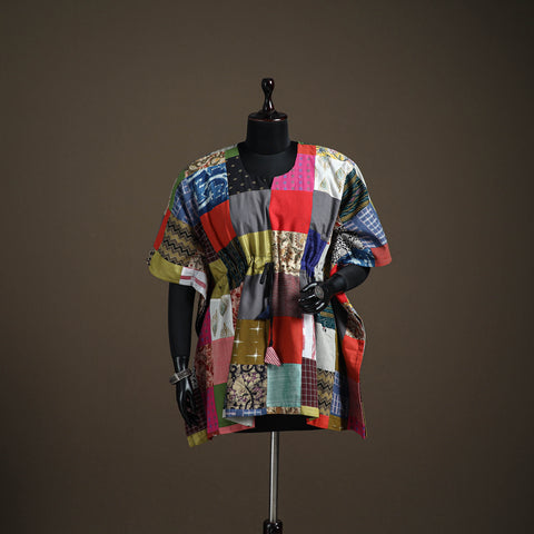 Patchwork Cotton Short Kaftan 118