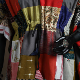 Patchwork Cotton Short Kaftan 118