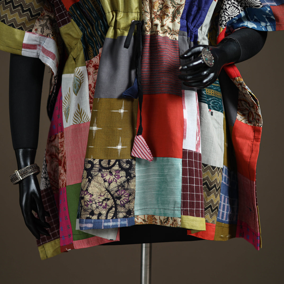 Patchwork Cotton Short Kaftan 118