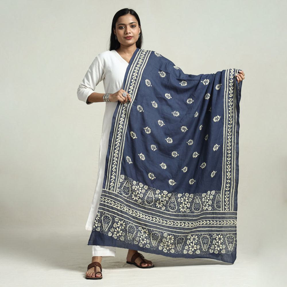 kantha embroidery dupatta