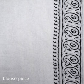 Sanganeri Hand Block Print Pure Mul Cotton Ready To Wear Saree  23
