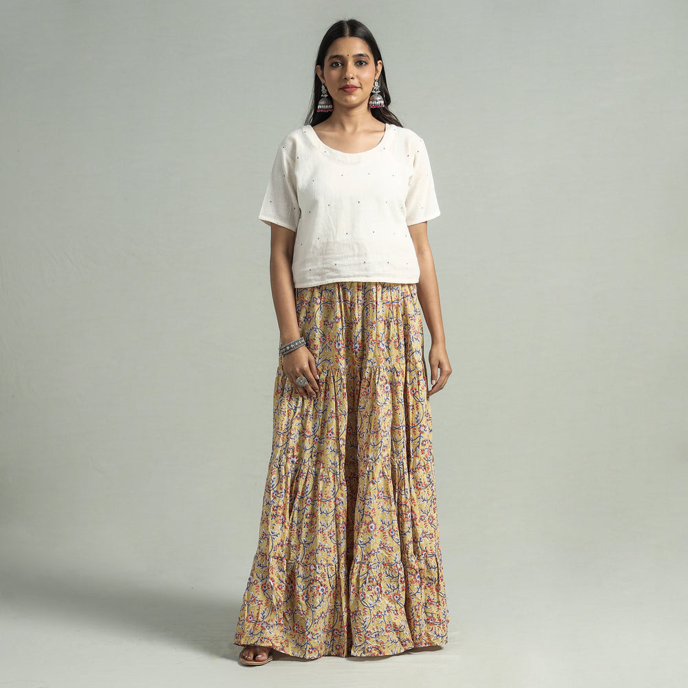 sanganeri long skirt 