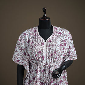Sanganeri Hand Block Print Cotton Short Kaftan 120