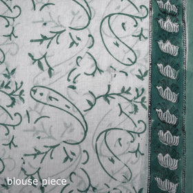 Sanganeri Hand Block Print Pure Mul Cotton Ready To Wear Saree  20