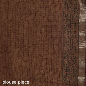 Bagh Hand Block Print Natural Dyed Kota Doria Cotton Saree 42