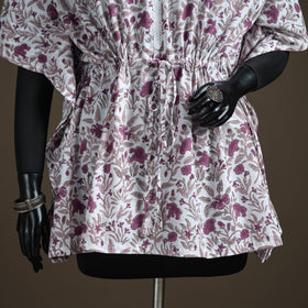 Sanganeri Hand Block Print Cotton Short Kaftan 120