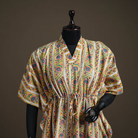 Sanganeri Hand Block Print Cotton Short Kaftan 121