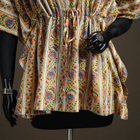 Sanganeri Hand Block Print Cotton Short Kaftan 121