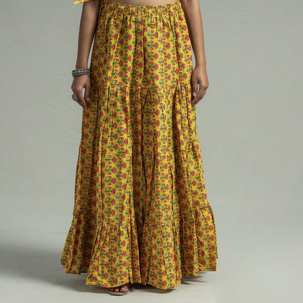 sanganeri long skirt 