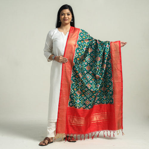 pochampally silk dupatta