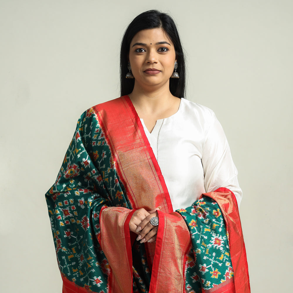 pochampally silk dupatta