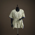 Jacquard cotton short kaftan 123 - handcrafted